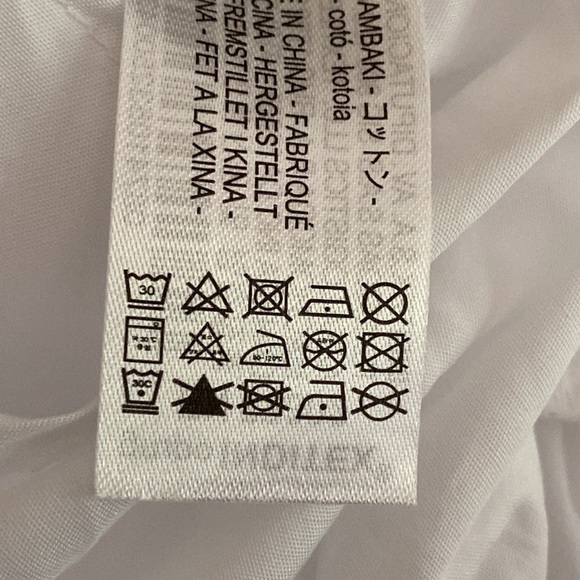 🌹NWT. Zara White Poplin Mini Dress. Size L. - Picture 12 of 12